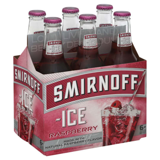 Smirnoff Raspberry Ice - 6 pack - 