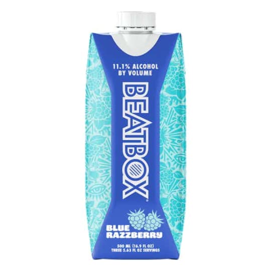 Beatbox Zero Sugar Blue Razzberry - 500mL - 