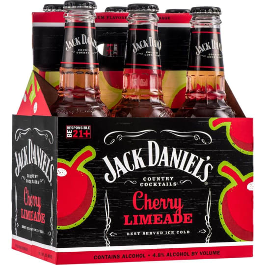 Jack Daniel's Cherry Limeade - 6 pack - 