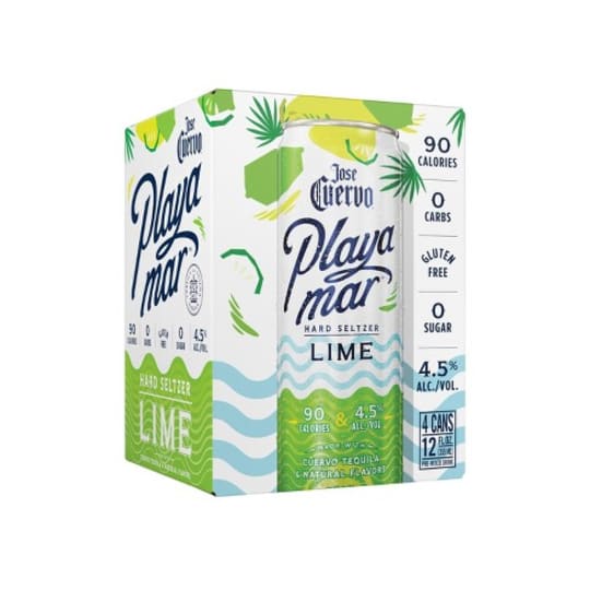 Jose Cuervo Playa Margarita Lime - 4 pack can - 