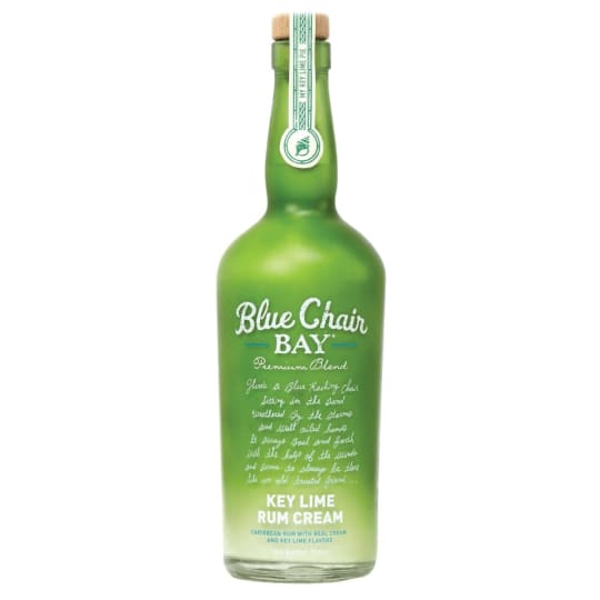 Blue Chair Bay Key Lime Rum Cream - 750mL - From the crisp, tangy notes of key lime, to the sweet buttery center, and the the graham cracker crust finish, you can almost feel the Florida Keys beach breeze blowing on you from the very first sip. This luscious rum cream will take you right to the Florida Keys.