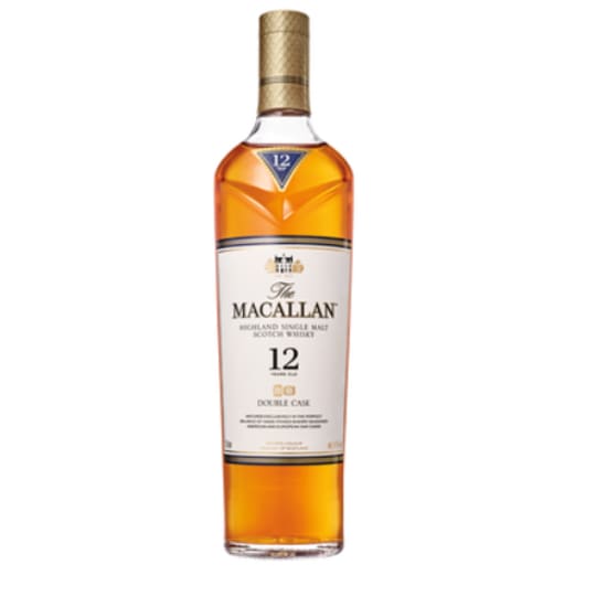 The Macallan 12 Year Double Cask Scotch Whiskey - 750mL - The Macallan Double Cask 12 Years Old forms part of our Double Cask range which marries the classic Macallan style and the unmistakable sweetness of American oak. This is a fully rounded single malt in perfect balance, with flavours of honey, citrus and ginger.