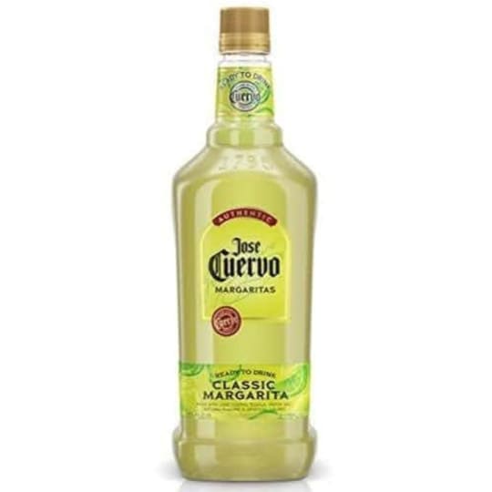 Jose Cuervo Classic Margarita - 1.75L - Aromas and flavors of cumin and lime popsicle with a satiny, crisp, fruity sweet light-to-medium body and a seamless, interesting, medium-length finish. A savory-sweet cocktail with citrus pop; this is one for the curious.