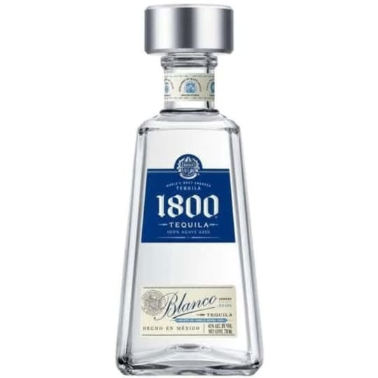 1800 Silver Tequila - 750mL - 1800 Tequila, the original “Super Premium” 100% agave tequila, is named after the first year in which tequila was distilled and aged. The bottle's triangular shape is reminiscent of the Mayan pyramids found in Mexico.