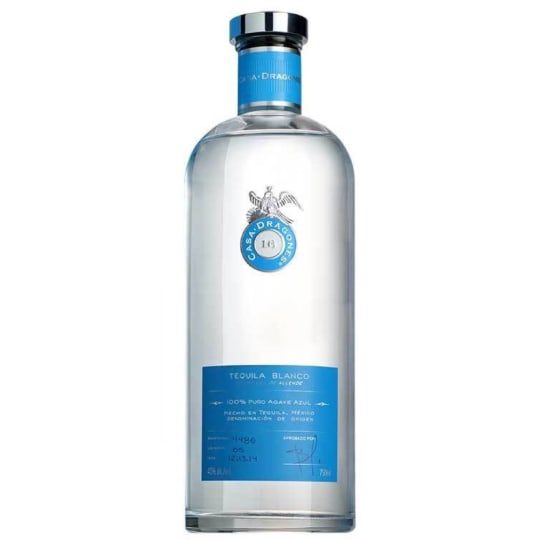 Casa Dragones Tequila Blanco - 750mL - Casa Dragones Blanco is a small batch, 100% Pure Blue Agave silver tequila, crafted to deliver the true essence of agave through an innovative process that focuses on purity, for a crisp, smooth taste that is perfect to enjoy on the rocks or in signature craft cocktails.