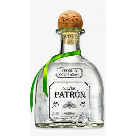 Patrón Silver Tequila - 750mL - Patrón Silver is clean tasting, with hints of citrus and white pepper. It has what most would consider to be a classic tequila flavor. Patrón Silver is a standard-bearer tequila.
