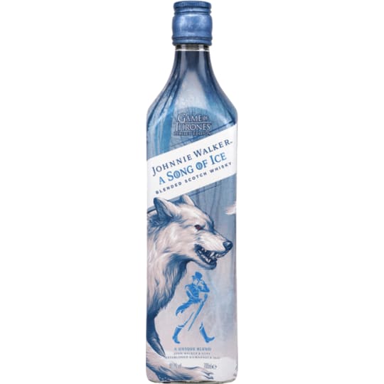 Johnnie Walker A Song Of Ice Whiskey Scotch - 750mL - Johnnie Walker Aged 18 year old is a private blend of whiskies that have matured for at least 18 years, taking the classic Johnnie Walker flavour into new territory with notes of bright citrus, fragrant almonds, with a warm vanilla core.