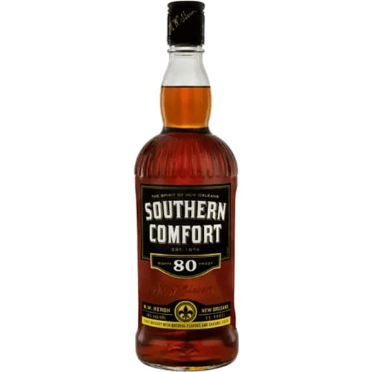 Southern Comfort 80 Proof Bourbon Whiskey - 750mL - A robust whiskey-forward profile with subtle spice and fruity accents, our 80 proof takes the original Southern Comfort experience up a notch for those who like their extra-smooth whiskey extra bold. Try it neat, on the rocks or in a classic cocktail. Tasting Notes: Whiskey forward with subtle spice and fruit accents.