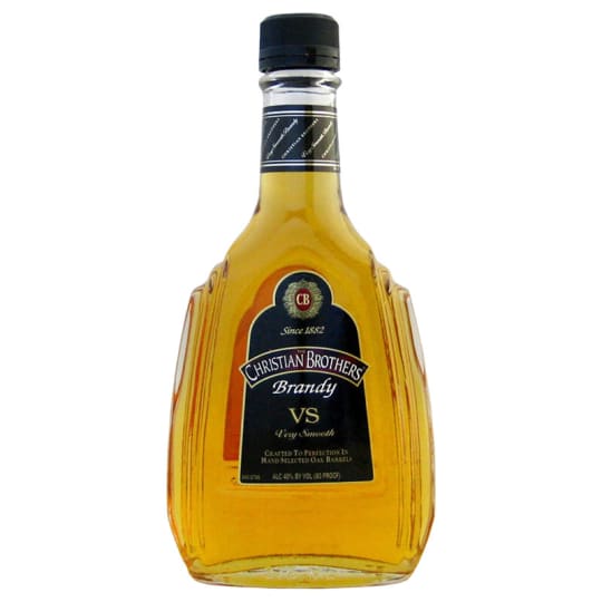 Christian Brothers VS Brandy - 375mL - Hand-selected barrels are carefully blended to create unequaled smoothness and full-bodied taste in a brandy that is imbued with layers of well-balanced fruit flavors and a warm, lingering finish. Full-bodied, layered with fruit flavors and a lingering finish.
