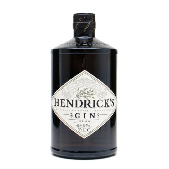 Hendrick's Gin - 750mL - Huge, intense nose with an initial burst of crisp zesty botanicals harmoniously balanced juniper and coriander and a deep, surprisingly floral aroma of violets and rose. Palate: Smooth and superbly balanced botanicals. Clean and dry without being in any way astringent.