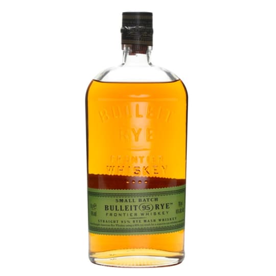 Bulleit 95 Whiskey Frontier Rye - 750mL - Bulleit Rye is an award-winning, straight rye whiskey with a character of unparalleled spice and complexity. Released in 2011, it continues to enjoy recognition as one of the highest quality ryes available.