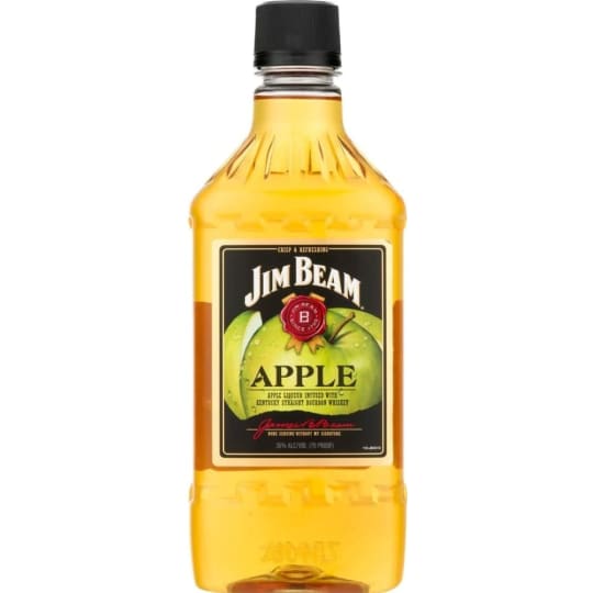 Jim Beam Apple Flavored Whiskey - 375mL - Made with all of the pride and experience of the Beam's 220-year-old bourbon-making history, Jim Beam Apple is a perfectly balanced combination of apple liqueur and Jim Beam Kentucky Straight Bourbon Whiskey.