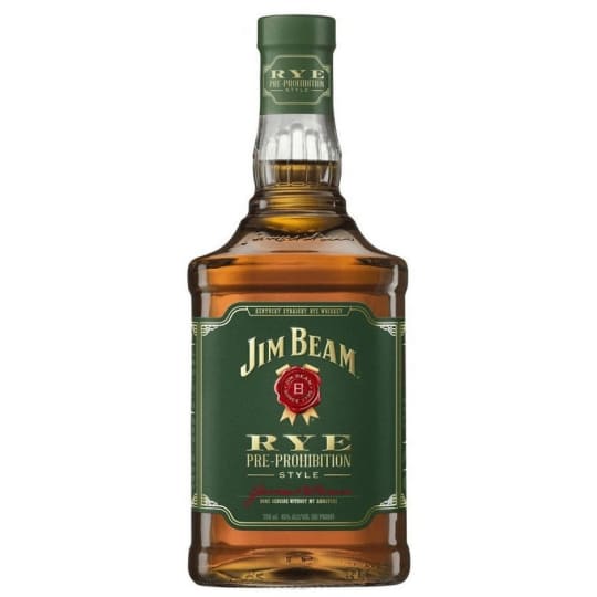 Jim Beam Pre-Prohibition-Style Whiskey Rye - 750mL - Pre-Prohibition-style rye whiskey. Bartenders have been dying to get their hands on it for years. Now it's back and bolder than ever. Founded in 1795, our rye whiskey is made from one of the Beam family's oldest recipes and is still distilled with the same exacting standards.