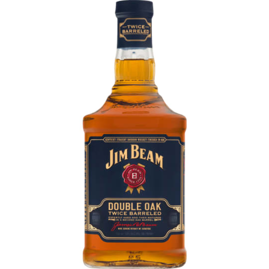 Jim Beam Double Oak American Whiskey - 750mL - Full-bodied vanilla, old oak, milk chocolate and a kick of cardamom. TASTE: Subtly peppery/oak-y at first. Soon enough, waves and waves of vanilla ice cream bring balance to the Taste.