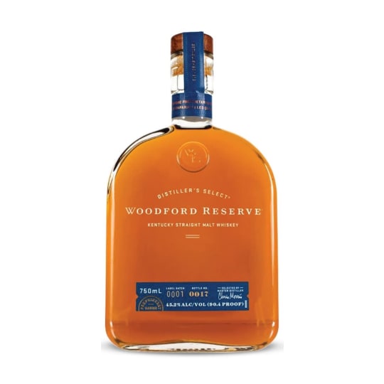 Woodford Reserve Straight Malt American Whiskey - 750mL - Woodford Reserve Malt Whiskey showcases the five sources of flavor with an emphasis on the nuttiness of grain and toasted oak of the barrel delivering a more buttery expression than our bourbon. Using Malt grain allows the wood to play a big role in the flavor.