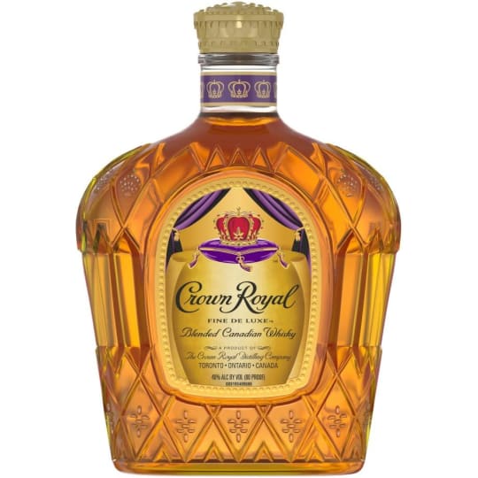 Crown Royal Fine De Luxe Canadian Whiskey - 750mL - Crown Royal Fine De Luxe Blended Canadian Whisky is the standard of excellence for Canadian whisky. It is an extraordinary blend of 50 full-bodied Canadian whiskies, matured to perfection.