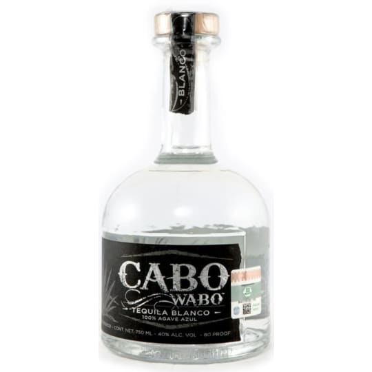 Cabo Wabo Tequila Blanco - 750mL - Handcrafted from 100% Blue Weber Agave, this boasts full agave flavors and a slightly spicy character that teases the palate, and delivers a crisp, clean finish that will leave you feeling energized and refreshed.