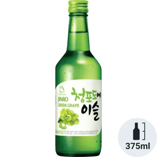 Jinro Chamisul Green Grape Soju - 375mL - 