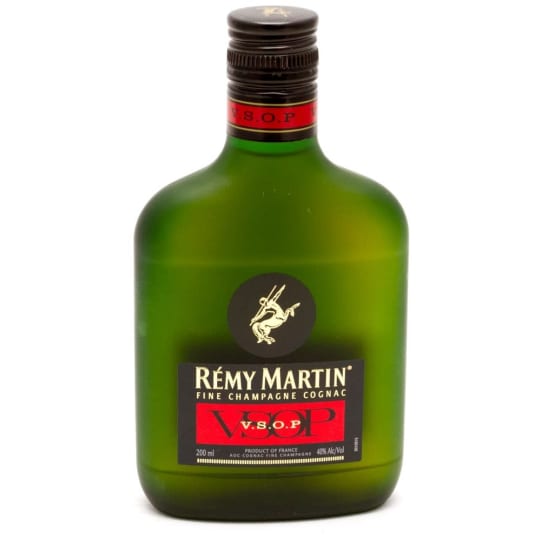Remy Martin VSOP Brandy Cognac - 200ml - Remy Martin V.S.O.P is a well-balanced and multi-layered cognac that embodies the perfect harmony of powerful and elegant aromas. This gold color and versatile V.S.O.P is twice the age of a standard V.S, with notes of vanilla and stone fruit such as apricot.