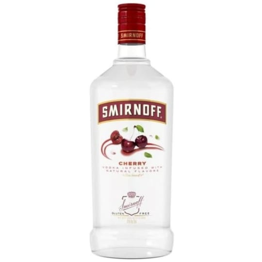 Smirnoff Cherry Flavored Vodka - 1.75L - Smirnoff Cherry is a vodka specialty enhanced with the essence of all-natural cherries, plump and bursting with flavor. A delightfully distinct choice, Smirnoff Cherry is sure to be the start of a most delicious night.