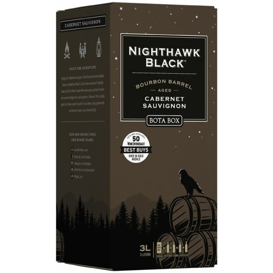 Bota Box Nighthawk Black Bourbon Barrel Aged Cabernet Sauvignon - 3L Bota Box Nighthawk Black Bourbon Barrel Aged Cabernet Sauvignon - 3L -