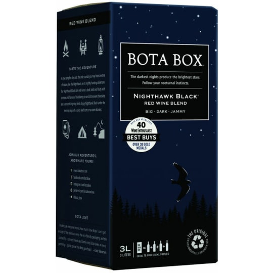 Bota Box Nighthawk Black Red Blend - 3L - 