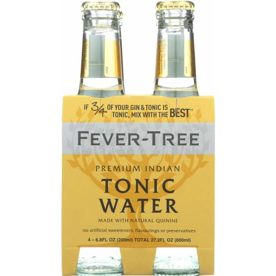 Fever Tree Tonic Water - 4 bottles / 6.8oz - 