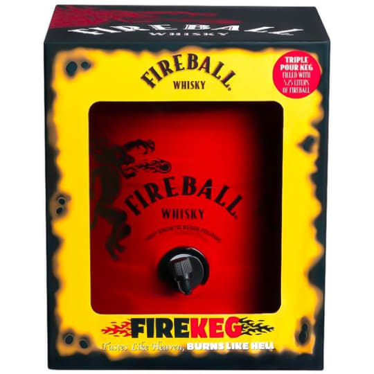 Fireball Cinnamon Whiskey - 1 keg / 5.25L - 