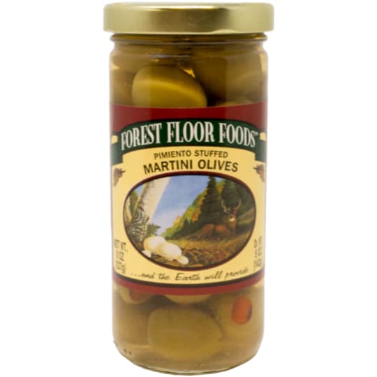 Forest Floor Pimiento Stuffed Martini Olives - 8oz - 