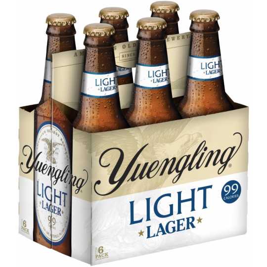 Yuengling Light Lager - 6 bottles / 12oz - 