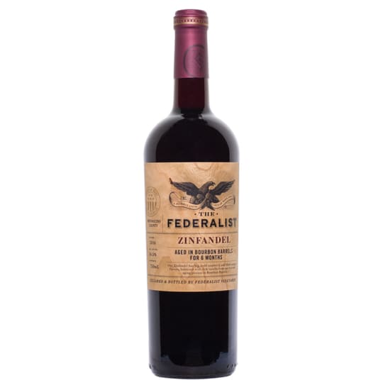 The Federalist Aged in Bourbon Barrels Zinfandel - 2 bottles / 750mL The Federalist Aged in Bourbon Barrels Zinfandel - 2 bottles / 750mL -