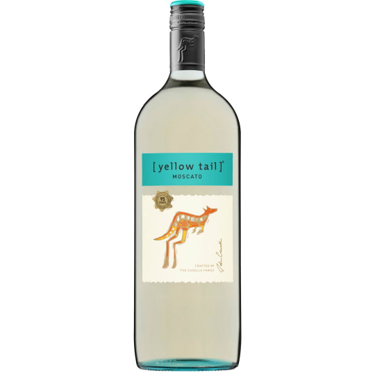 Yellowtail Moscato - 1.5L - Made in South Eastern Australia, [ yellow tail ] Moscato is a white wine that brings the flavors and essence of the region to your glass, ensuring a smile with each sip.