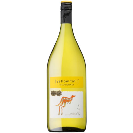 Yellowtail Chardonnay - 1.5L - An all-time popular varietal, [yellow tail] Chardonnay has a rich creamy finish while being silky smooth and easy to drink. Featuring fresh flavors of peach and melon with a hint of vanilla, this white wine is full bodied and silky smooth.