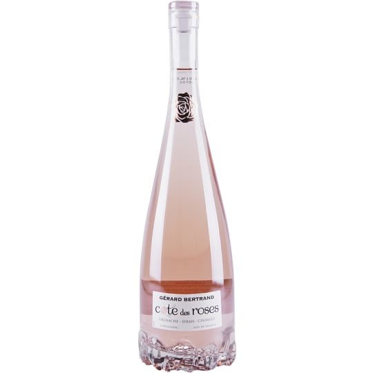 Gérard Bertrand Côte Des Roses Rosé Pink Wine - 750mL Gerard Bertrand Gérard Bertrand Côte Des Roses Rosé Pink Wine - 750mL Gerard Bertrand - The bouquet releases aromas of summer fruits, cassis and redcurrant Floral notes of rose along with hints of grapefruit complete the picture. On the palate the impression is fresh and full, with great aromatic persistence and balance The finish is fresh, offering notes of candy.