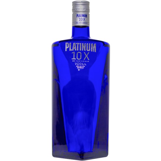 Platinum 10X Vodka - 1.75L Sazerac - Platinum 10X was created in the pursuit of perfection. Since vodka gets better with each distillation, we distill Platinum 10X an impressive ten times from the highest quality American grains. This process reveals a deliciously smooth vodka with exceptional purity and quality.