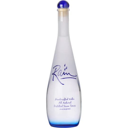 Rain Vodka - 750mL - Rain Organics vodka is distilled exclusively from organic white corn, creating a superior taste profile. The vodka undergoes an extensive 20-day production technique that includes cold-water sweet mash fermentation, seven distinct distillations and a polishing stage that adds pure limestone water.