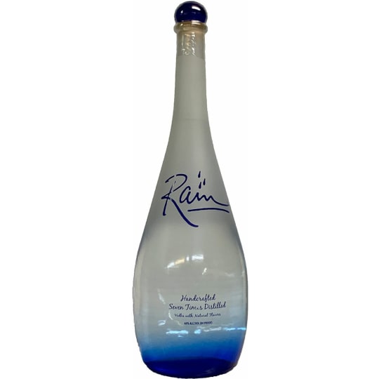Rain Vodka - 1.75L - Rain Organics vodka is distilled exclusively from organic white corn, creating a superior taste profile. The vodka undergoes an extensive 20-day production technique that includes cold-water sweet mash fermentation, seven distinct distillations and a polishing stage that adds pure limestone water.