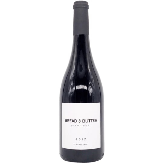 Bread & Butter Red Wine Pinot Noir - 750mL - Bread & Butter Pinot Noir is all about that juicy red fruit. Think cherries and raspberries with a touch of cassis. Delicate hints of cedar, smoke, and bay leaf cut the sweetness of the fruit, creating a nicely balanced bouquet.