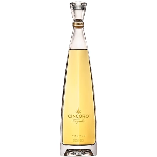 Cincoro Tequila Reposado - 750mL - Has aromas of vanilla, caramel, and dried fruits, with a black pepper and white chocolate taste, and a long finish of lingering vanilla.
