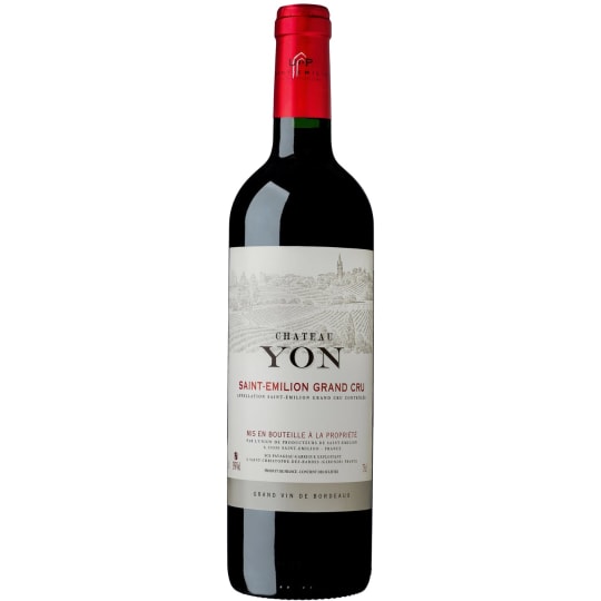 Chateau Yon Red Wine Bordeaux Blend - 750mL - A blend of 81% Merlot, 13% Cabernet Franc and 6% Petit Verdot. Very rich dark berries and plums with an attractive and deep, fresh-fruit edge. The palate has a very smooth, fresh and sweetly fruited core with ripe, plush and approachable tannins.