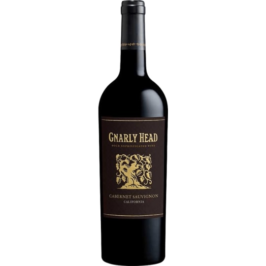 Gnarly Head Cabernet Sauvignon - 750mL - Gnarly Head Cabernet Sauvignon is King – big, gallant and powerful. This dark, bold Cabernet has solid tannins and jammy fruit, with aromas of black cherry, blackberry, freshly-cracked black peppercorn and floral violet. Try pairing this Cabernet with grilled lamb skewers, strong cheeses or a spaghetti Bolognese.
