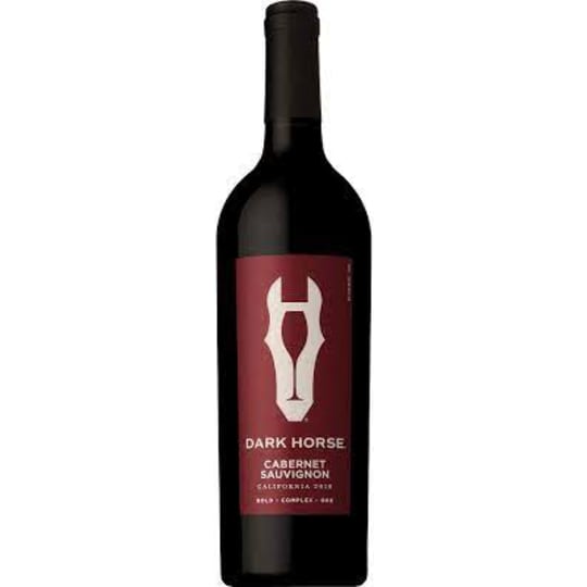 Dark Horse Red Wine Cabernet Sauvignon - 750mL - With bold flavors of blackberry and cherry supported by firm tannins, brown spice and a dark chocolate espresso finish, this Cabernet was carefully aged to develop dark fruit flavors and dark roast aromas.