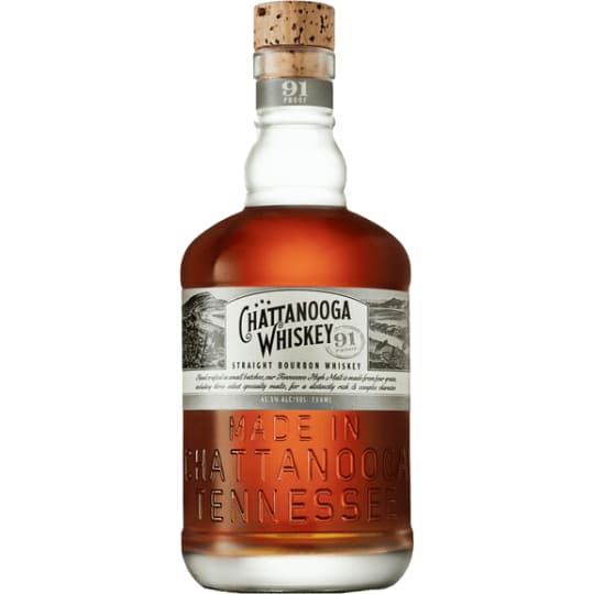 Chattanooga Straight 111 Proof Bourbon Whiskey - 750mL - Handcrafted from a single fermentation in small batches, Chattanooga Whiskey 111 Cask is the unfiltered, barrel strength expression of our signature Tennessee High Malt. By omitting the traditional filtration process, Cask 111 is able to retain every bit of flavor and complexity from the rich ingredients and long maturation process.