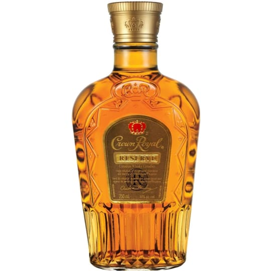 Crown Royal Reserve Blended Canadian Whiskey - 750mL - Velvety texture and strong notes of clove, cinnamon and rye, our reserve-grade whisky is blended with 50 deep-bodied whiskies for a refined and rich flavor. Includes one 80 proof 1 L bottle of Reserve Blended Canadian Whisky.
