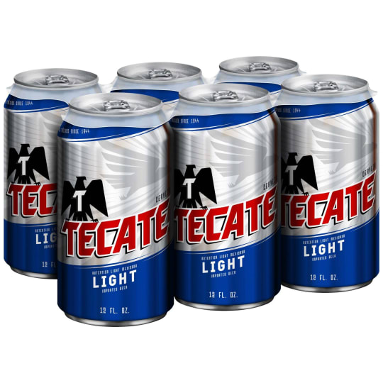 Tecate Light 6pk cans - 