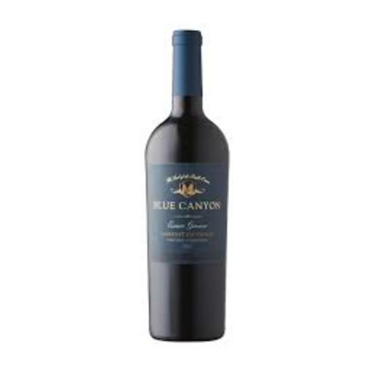 Blue Canyon Cabernet Monterey-750ml - Monterey, California- This is a full-bodied wine with ripe black fruit flavors that unfold into a long and savory finish. Blue Canyon Cabernet pairs well with marinated and skirt steak, braised short ribs and hearty beef stews.