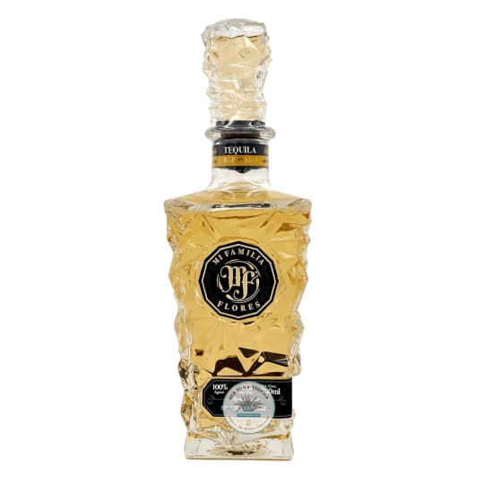 Mi Familia Flores Reposado-750ml - Mexico- Reposado tequila made in Amatitan Jalisco using 100% agave. Fresh agave flavor with a touch of oak, sweet caramel flavors. Aged in American oak barrels. Great for sipping, or enjoy with a splash of lemon and salted rim.