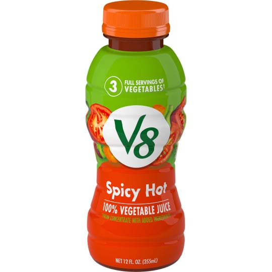 V8 Spicy Hot - 1 Bottle/ 12oz - 