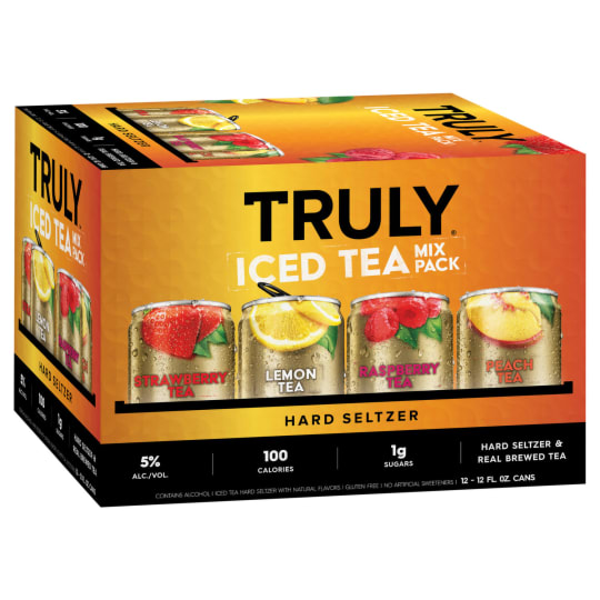 Truly Hard Seltzer Iced Tea Variety Pack - 12 Cans/ 12oz - 