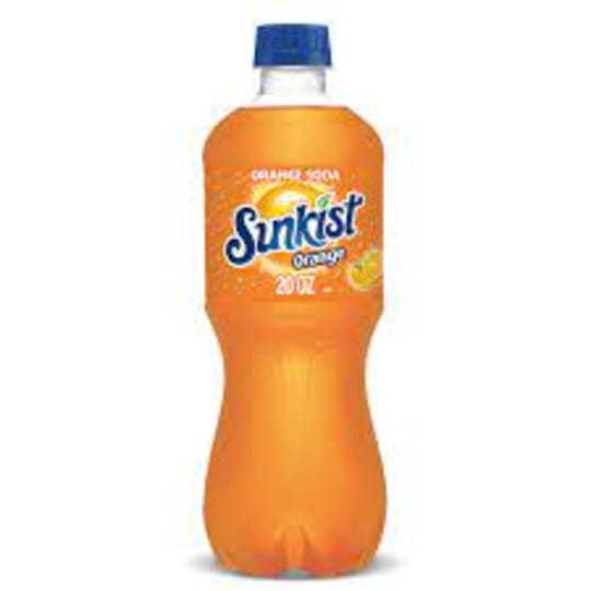 Sunkist Orange Soda - 1 Bottle/ 20oz - 